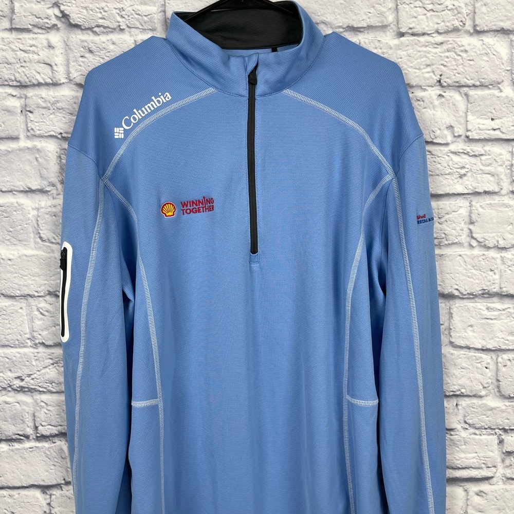 Columbia Golf 1/2 Zip Pullover Shell Oil